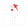 Boardwalk, Trigger Sprayer 250, 8" Tube, Fits 16-24 Oz Bottles, Red/White