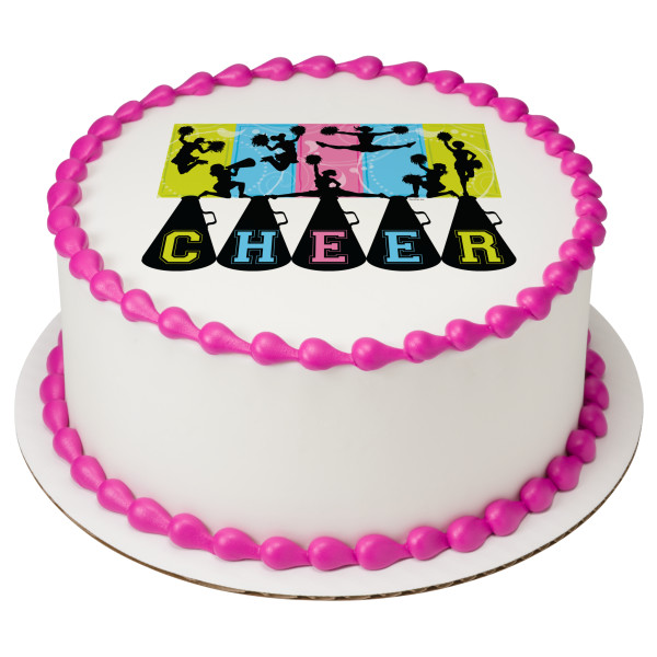 Cheerleading PhotoCake® Edible Image®