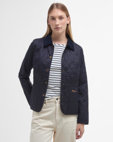 Summer Liddesdale Quilt Jacket Navy-Pearl