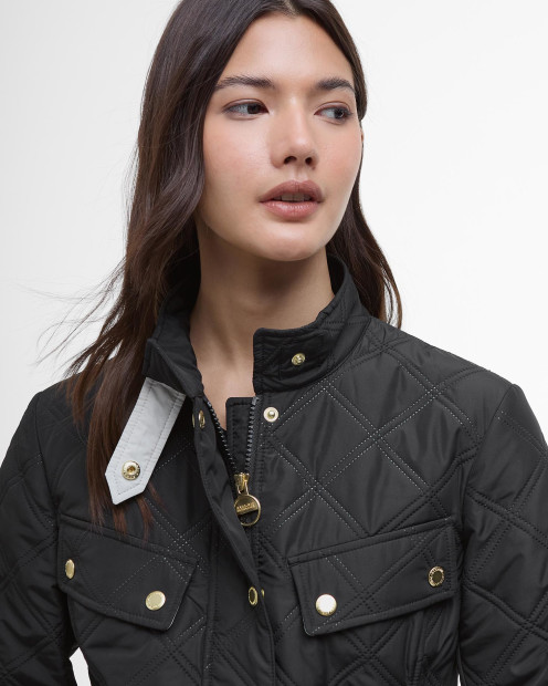 Halsey Quilted Jacket Black/Black