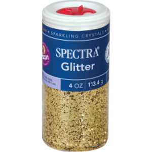 Glitter, Gold, 4 oz., 1 Jar