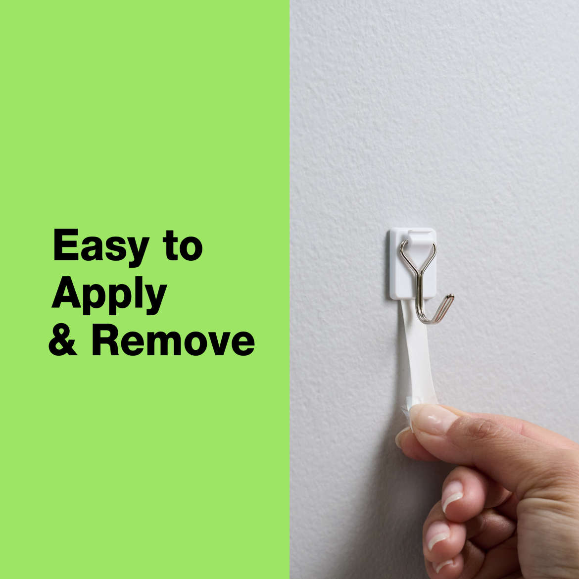 FrogTape reMOVEables™ Small White Wire Hook Application Image 3