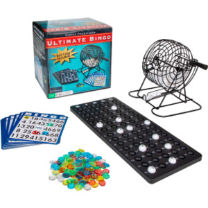Ultimate Bingo Set with Wire Cage