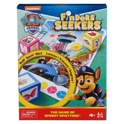 PAW Patrol Finders Seekers Game, PAW Patrol Toys, PAW Patrol Games for Boys PAW Patrol Toys for Girls Kids Games, for Preschoolers Ages 4 and up