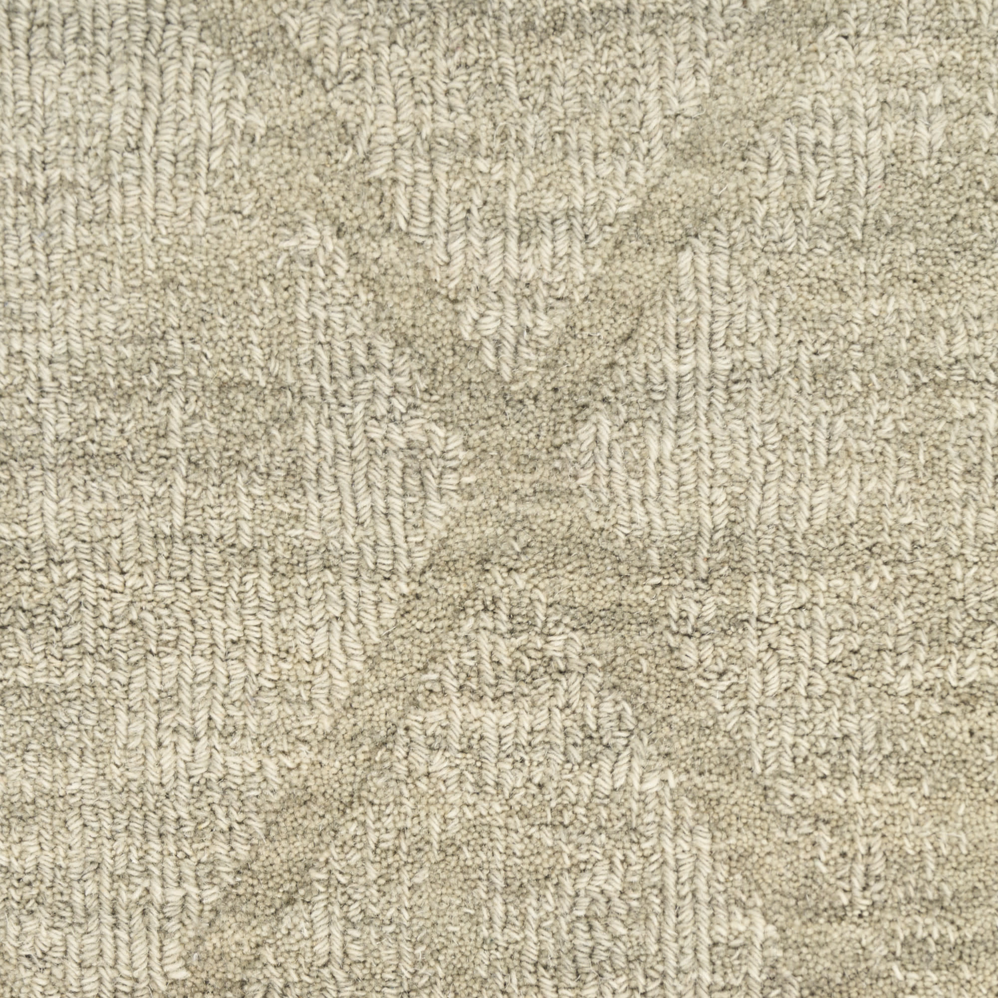 Nourison Wool Haven 2' x 6' Sage Modern Indoor Rug