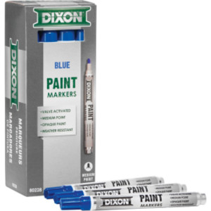 Medium Tip Paint Markers, Blue, 12 Count
