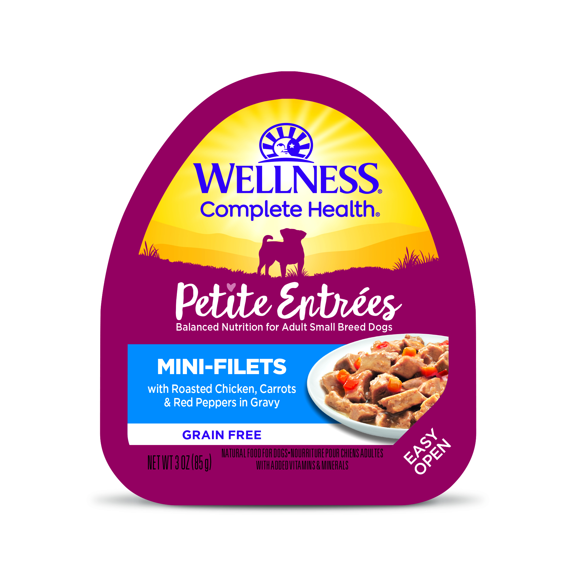 Wellness Complete Health Petite Entrées Mini Fillets Roasted Chicken, Carrots & Red Peppers