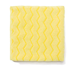 Rubbermaid Commercial, HYGEN™, 16"x16", Microfiber, Cloth, Yellow