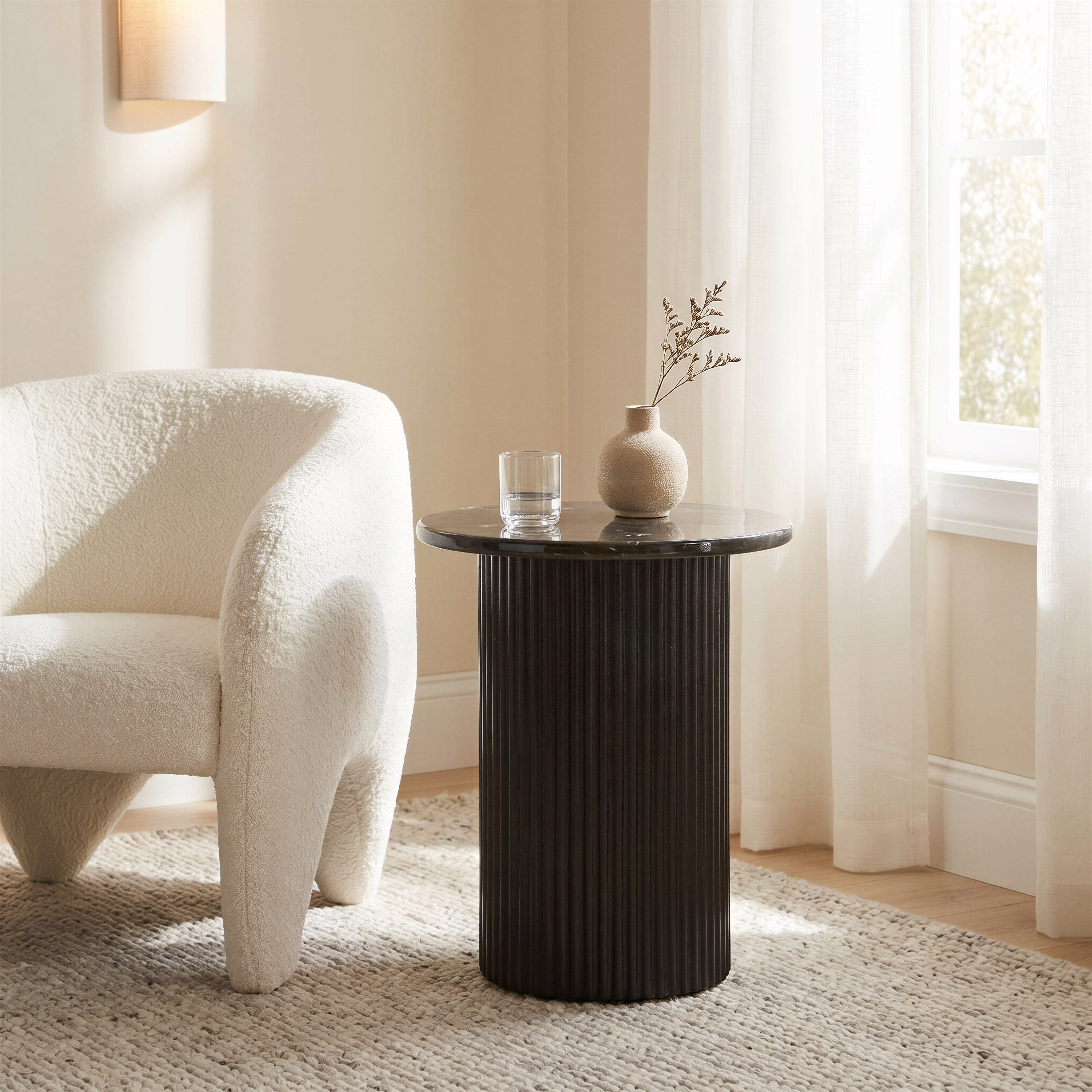 Lopta Accent Chair White product image