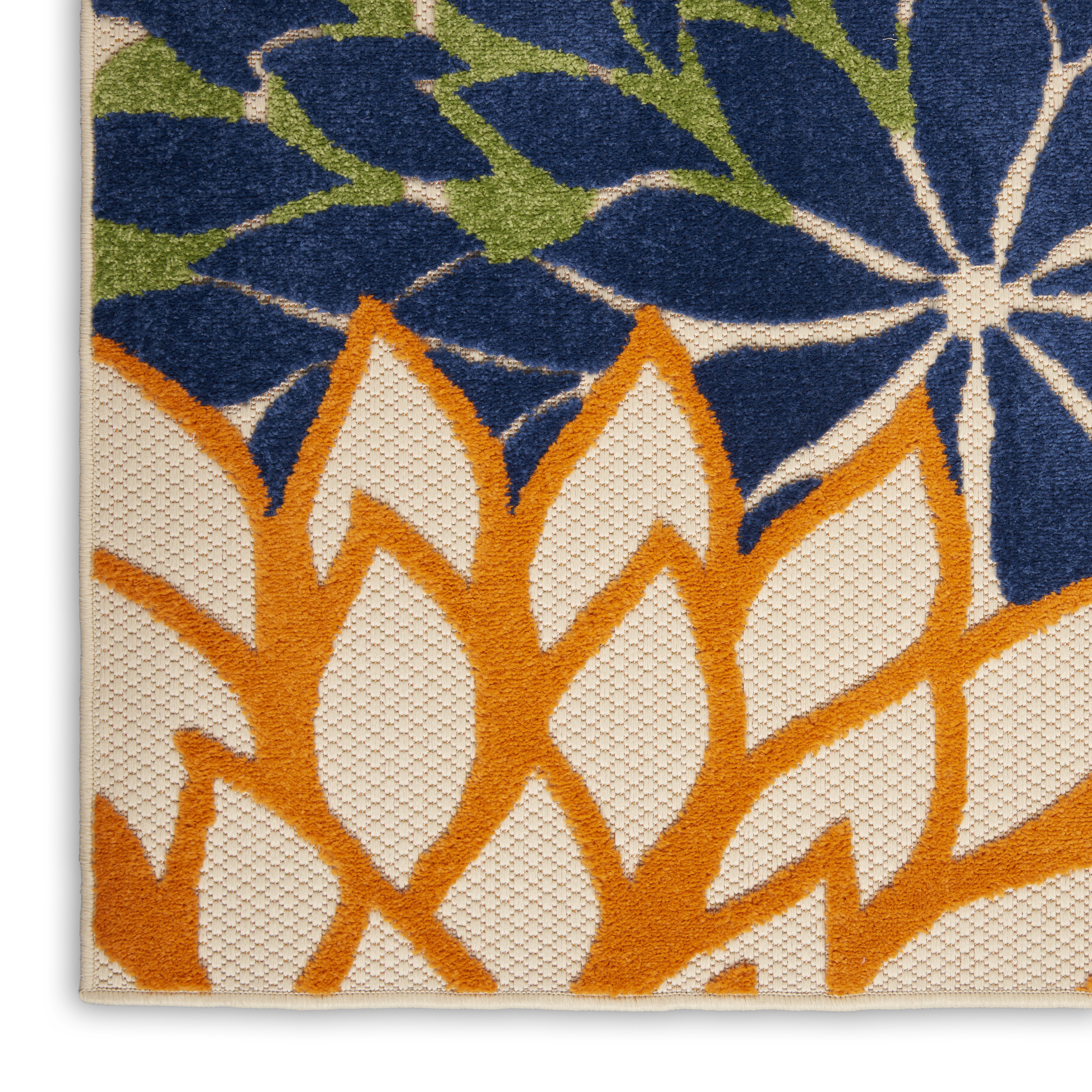 Nourison Aloha 6' x 9' Multicolor Tropical Rug