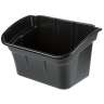 Rubbermaid Commercial, Utility Bin, 4 gal, Black