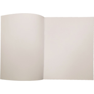 Soft Cover Blank Book, 7" x 8.5" Portrait, 14 Sheets Per Book, Pack of 12