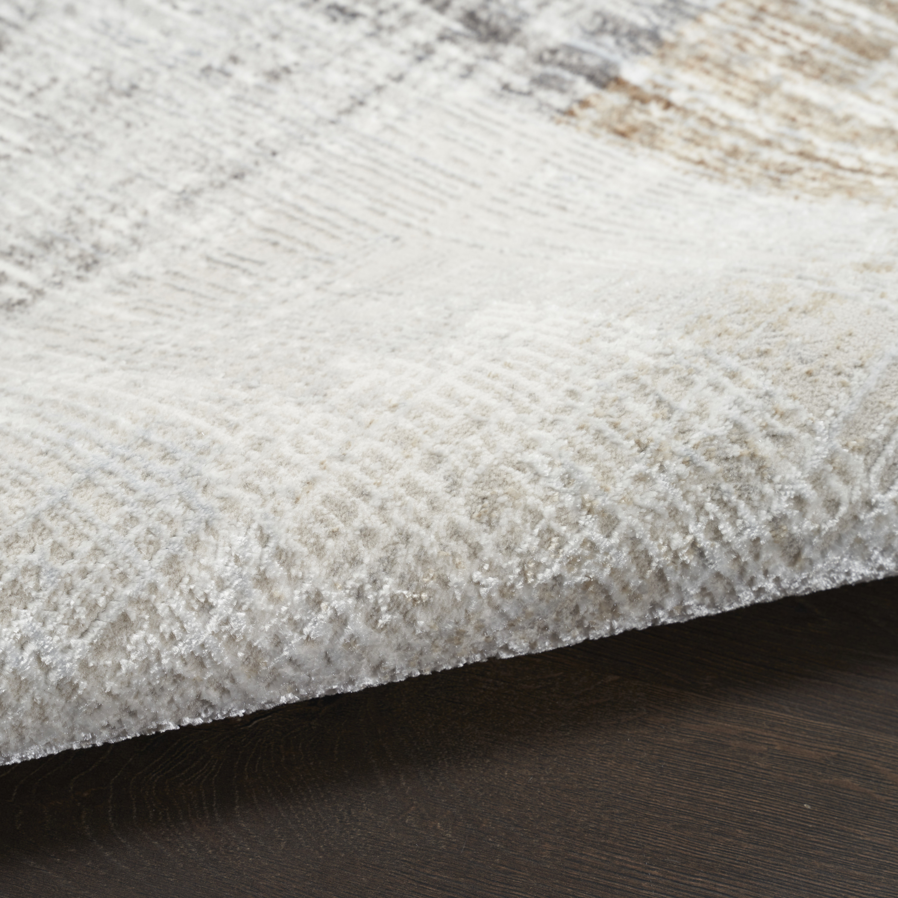 Nourison Sparkle 7'10" x 9'10" Grey Modern Indoor Rug
