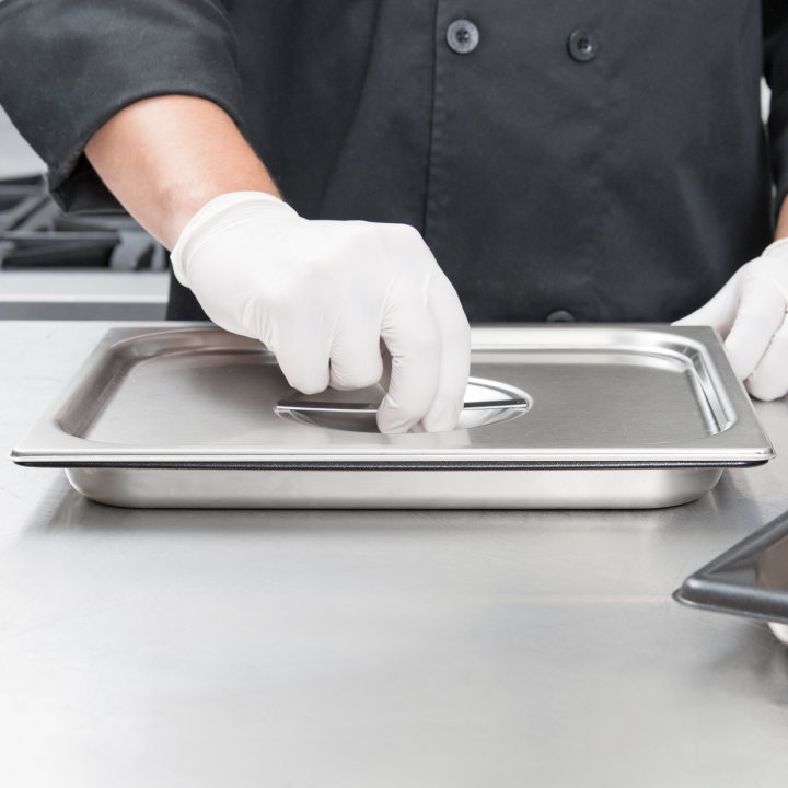 Half-size Super Pan V® solid stainless steel cover