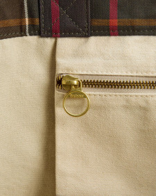 Borsa tote Telfield in tartan 