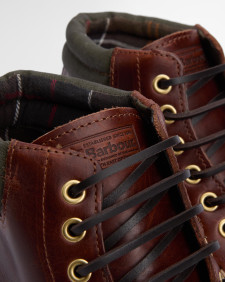 Re-Engineered Tiller Moccasin Boots Mahogany