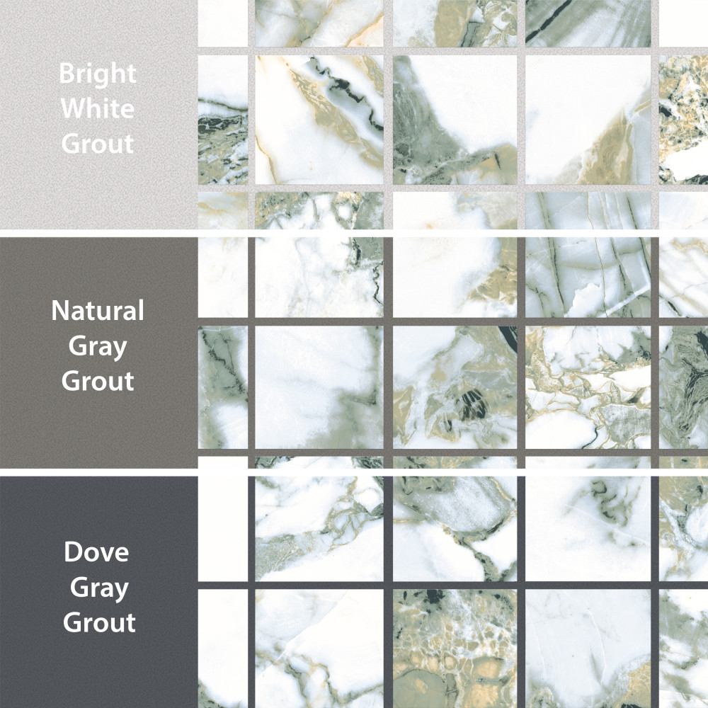 Touche 2″ Square Jade 11-3/4 in. x 11-3/4 in. Porcelain Mosaic Tile