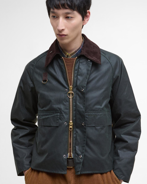 Spey Slim Waxed Jacket Sage
