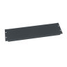 Rack Blank Panel Steel 19 in. W 5.25 in. H 0.518 in. D Black 3 RU Keylock is Included