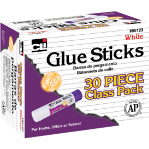 Glue Stick Classpack, .28 oz., White, Pack of 30