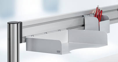 Aluminum construction offers long-lasting performance in busy environments.