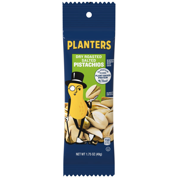 PLANTERS(r) Pistachio Tube	9/1.75oz . C1CB - Front Center Inner Pack (Hi Res)