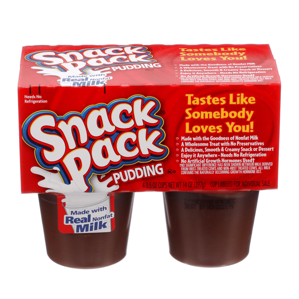 SNACK PACK CHOCOLATE PUDDING 3.5 OZ Conagra Foodservice