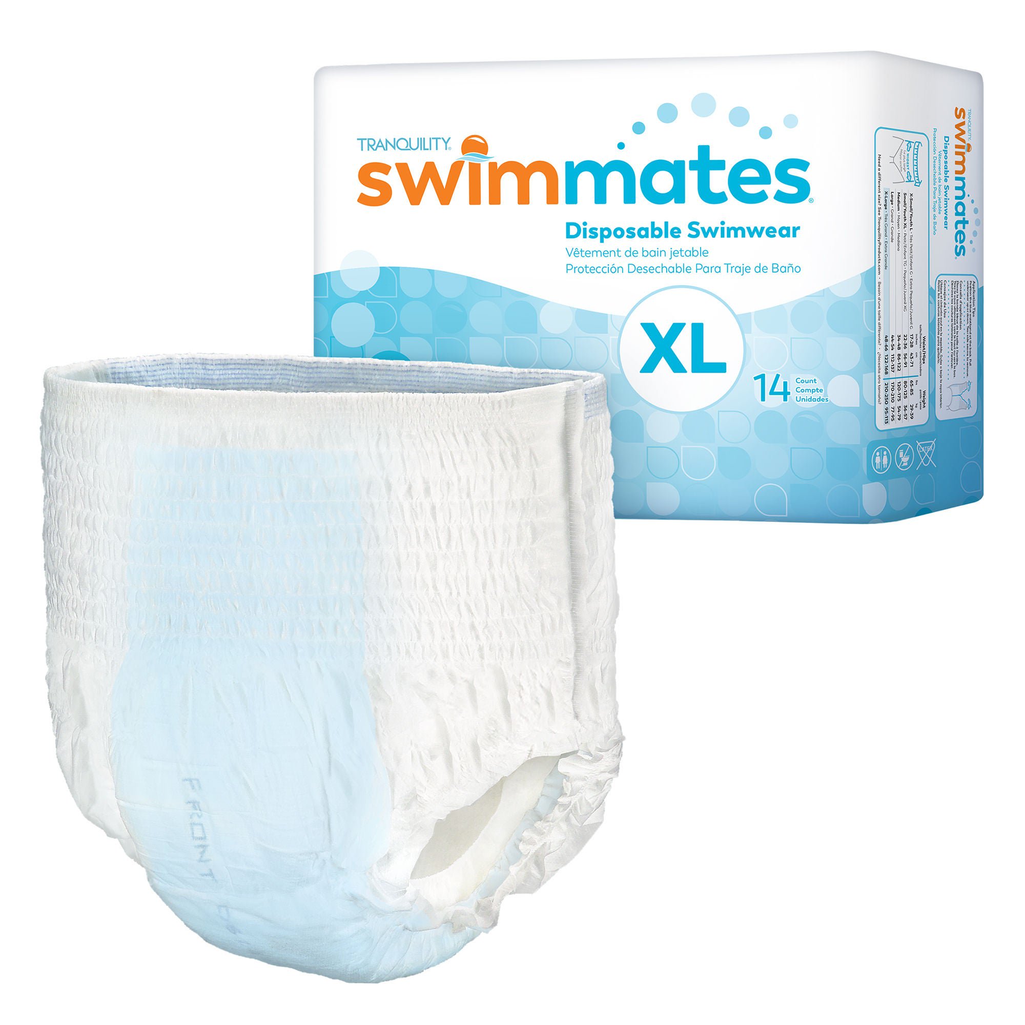 Swimmates™ Bowel Containment Swim Brief, Extra Large