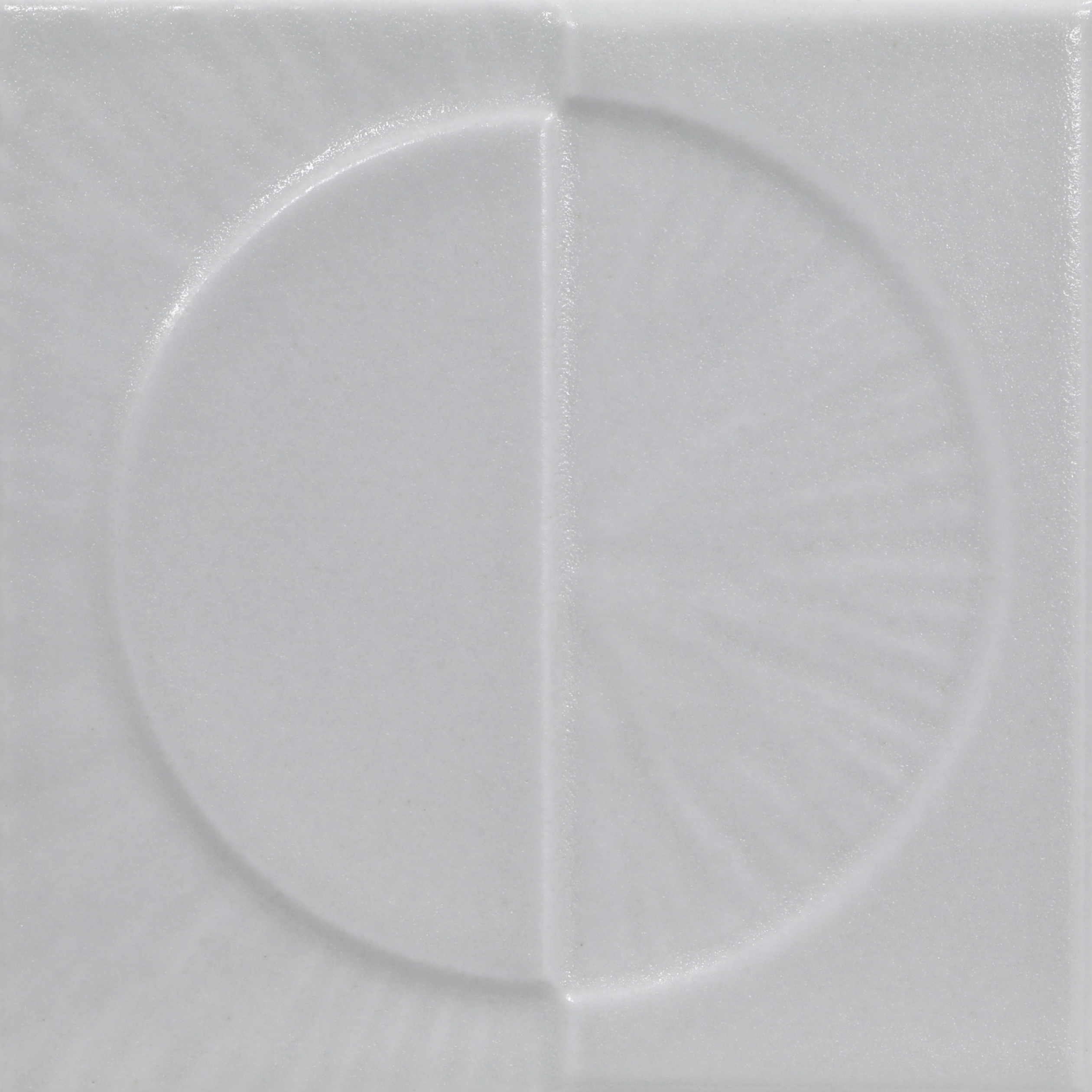 Shelter Island Bone 5x5 Orbit Decorative Tile Virginia Tile Company