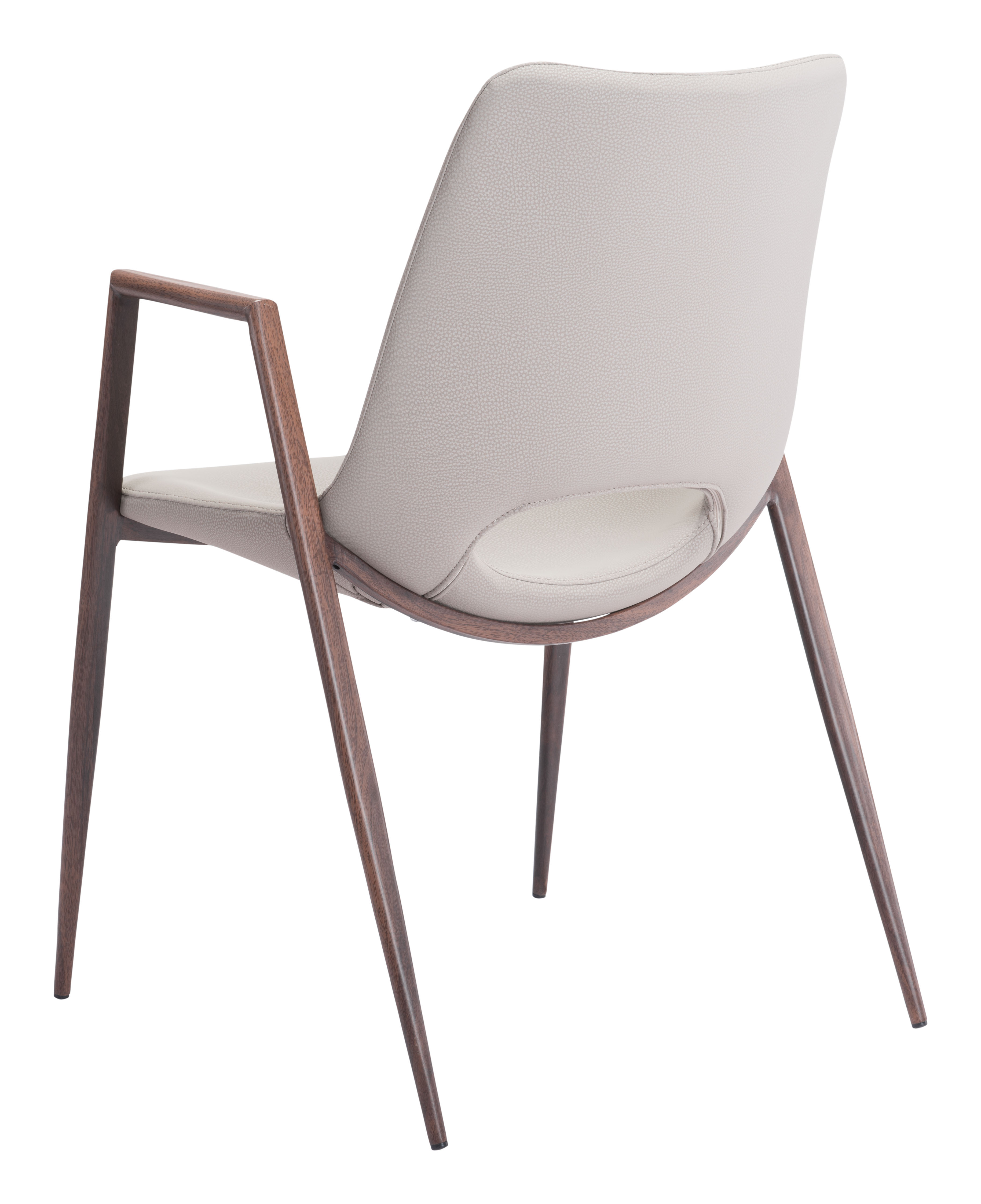 Desi Dining Chair (Set of 2) Beige & Walnut product image