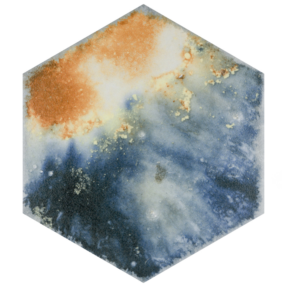 Dorne Hex Mix 8-5/8 in. x 9-7/8 in. Porcelain Floor and Wall Tile