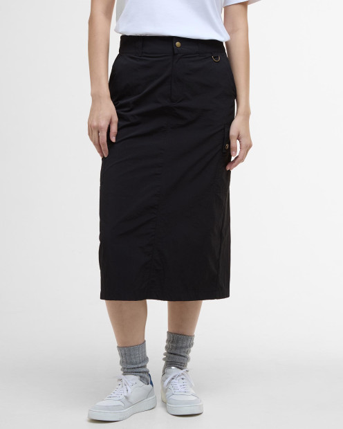 Penshaw Cargo Midi Skirt Classic Black