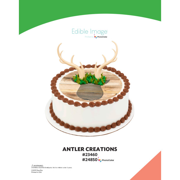 Antler Creations The Magic of Cakes® PhotoCake® Enhanced Round Background Page