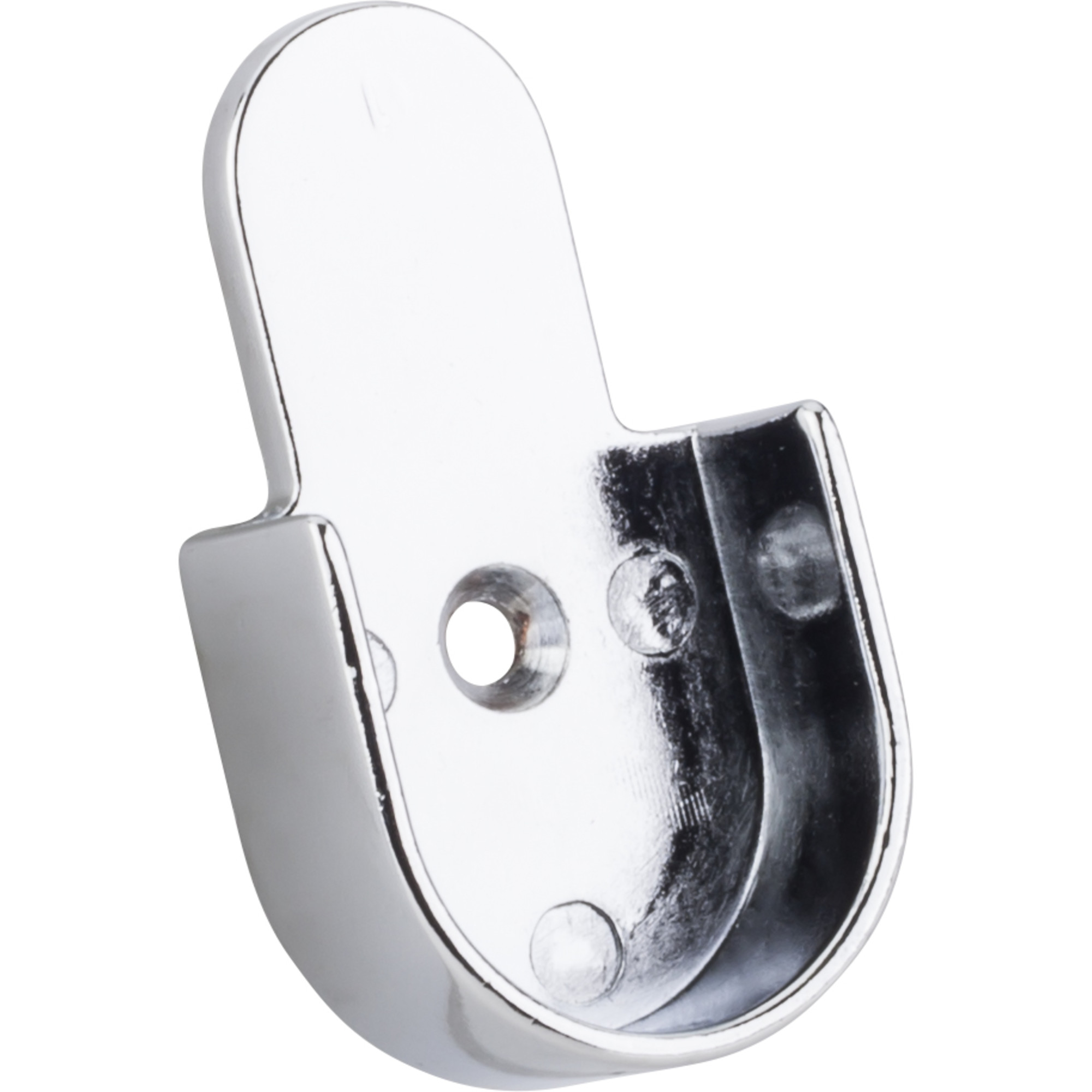 Chrome Open Knock-In Mounting Bracket for 1