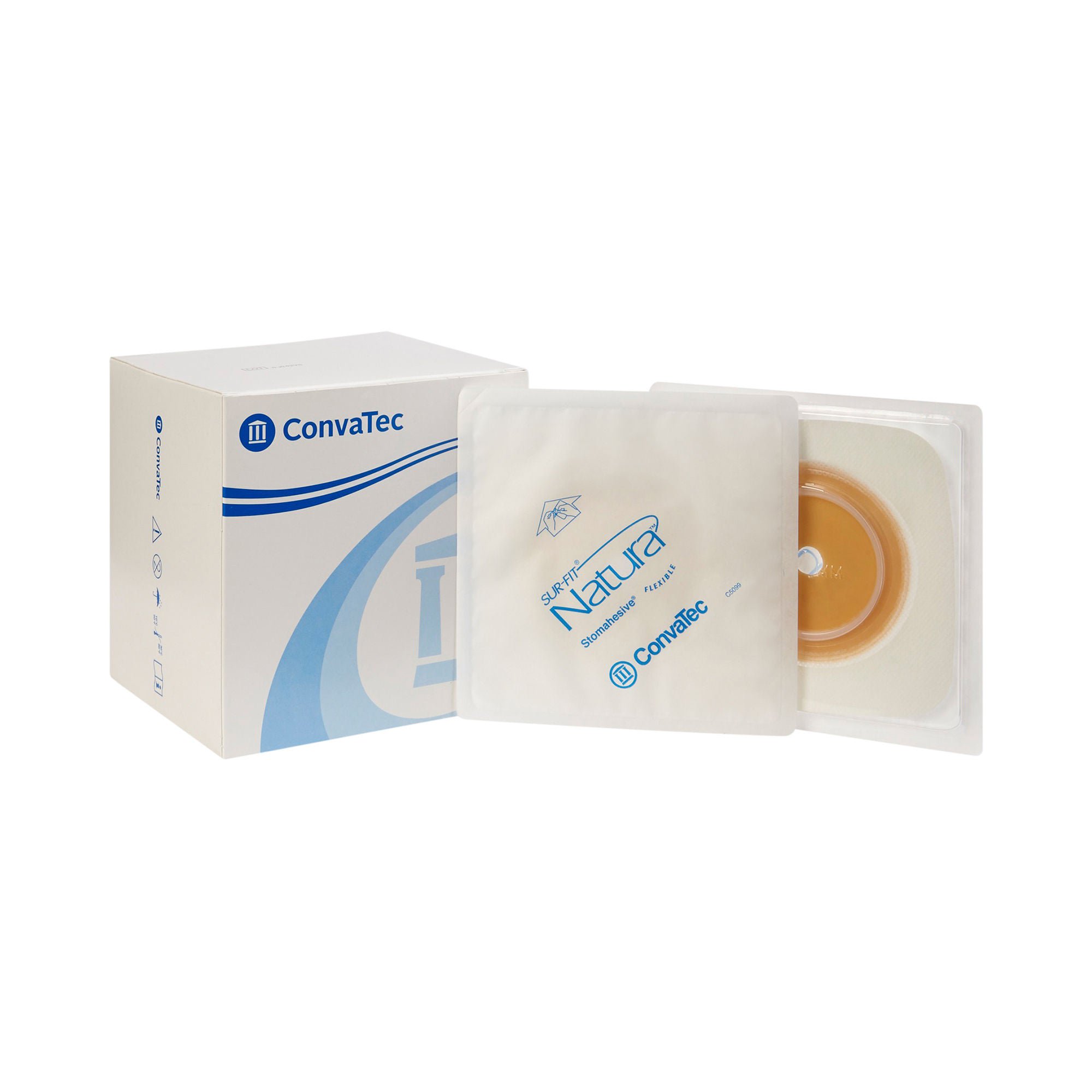 Sur-Fit Natura® Two-Piece Stomahesive® Skin Barrier, 57 mm flange