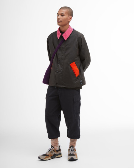Barbour x Flower Mountain Oversized Transport Waxed Jacket