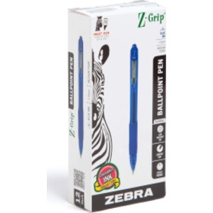 Z-Grip Retractable Ballpoint 1.0mm Blue Dozen