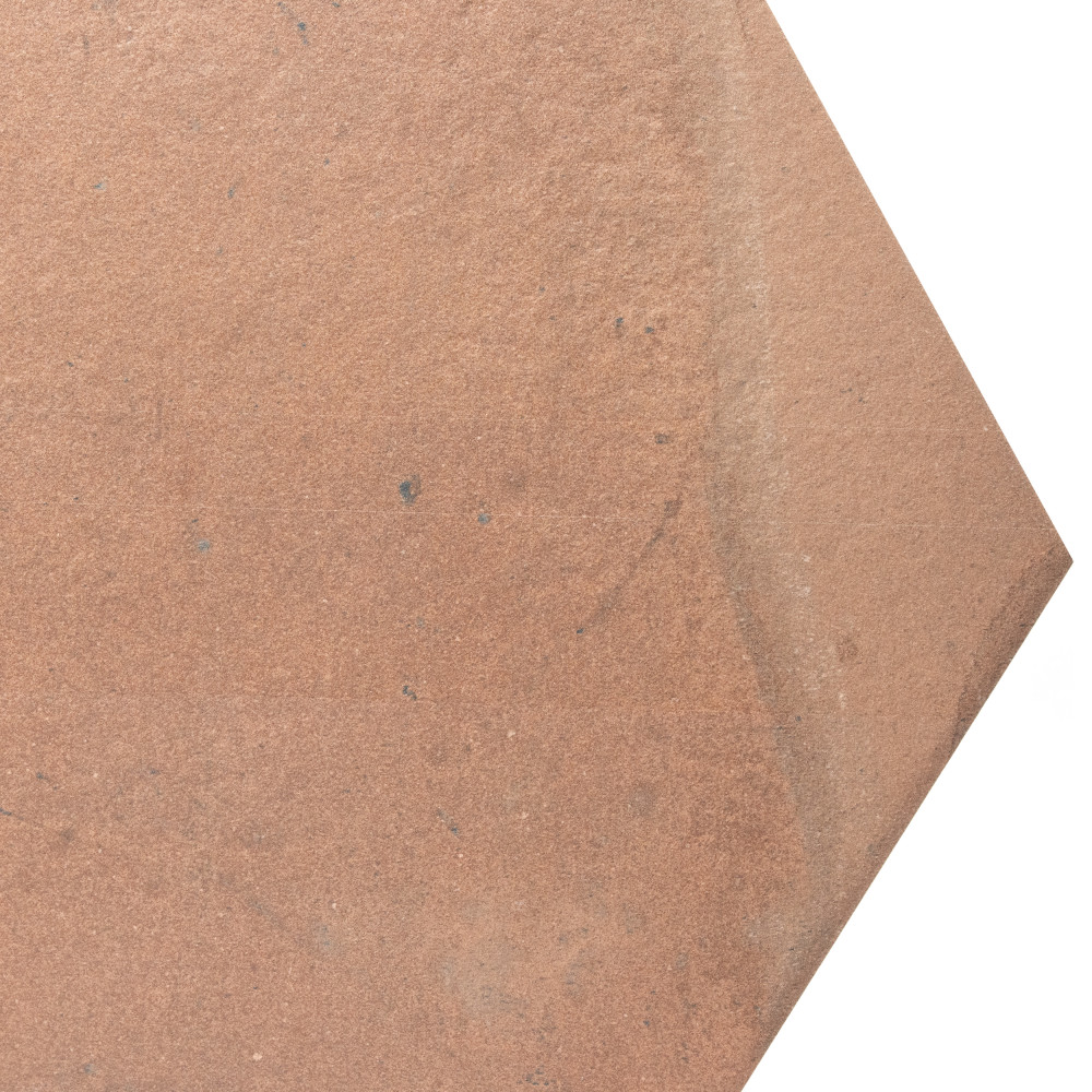 Argillos Hex Terracota 20-1/2 in. x 23-5/8 in. Porcelain Floor and Wall Tile