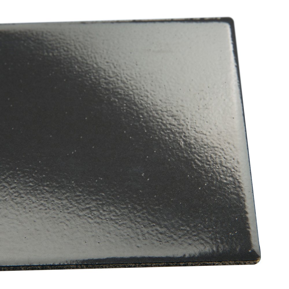Piscina Glossy Black with BioTech 9-5/8 in. x 19-1/2 in. Porcelain Floor and Wall Tile