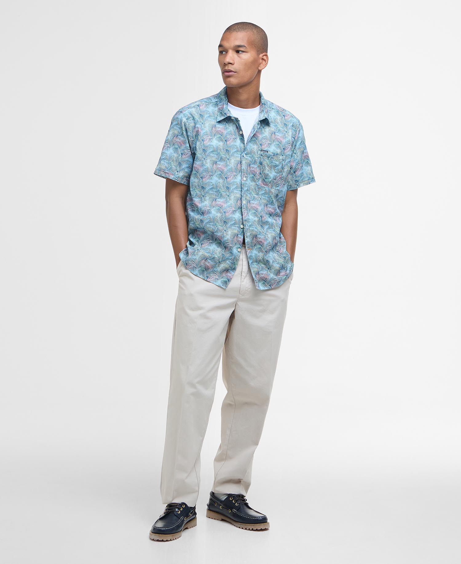 Hemd Devon Printed Short-Sleeved Regular image number 1