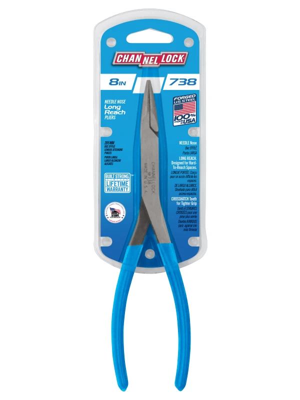 738 8-inch Needle Nose Long Reach Pliers