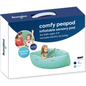 Comfy Hugging Peapod Sensory Pod, 48", Ages 3-6 Up to 4 Feet Tall, Green