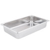 Full-size 4-inch-deep Super Pan V® stainless steel steam table pan