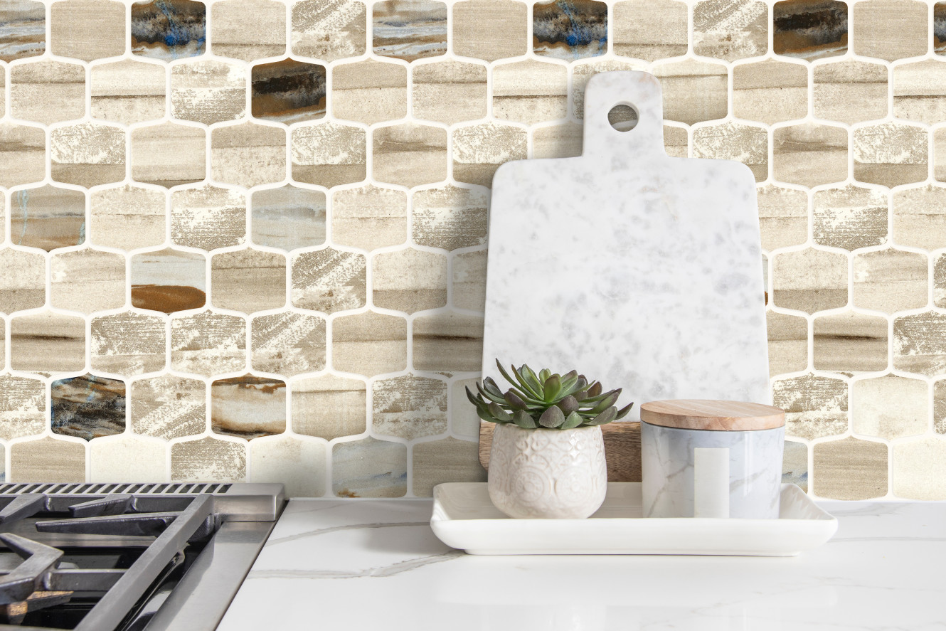 Seaside Sand Lantern Mosaic