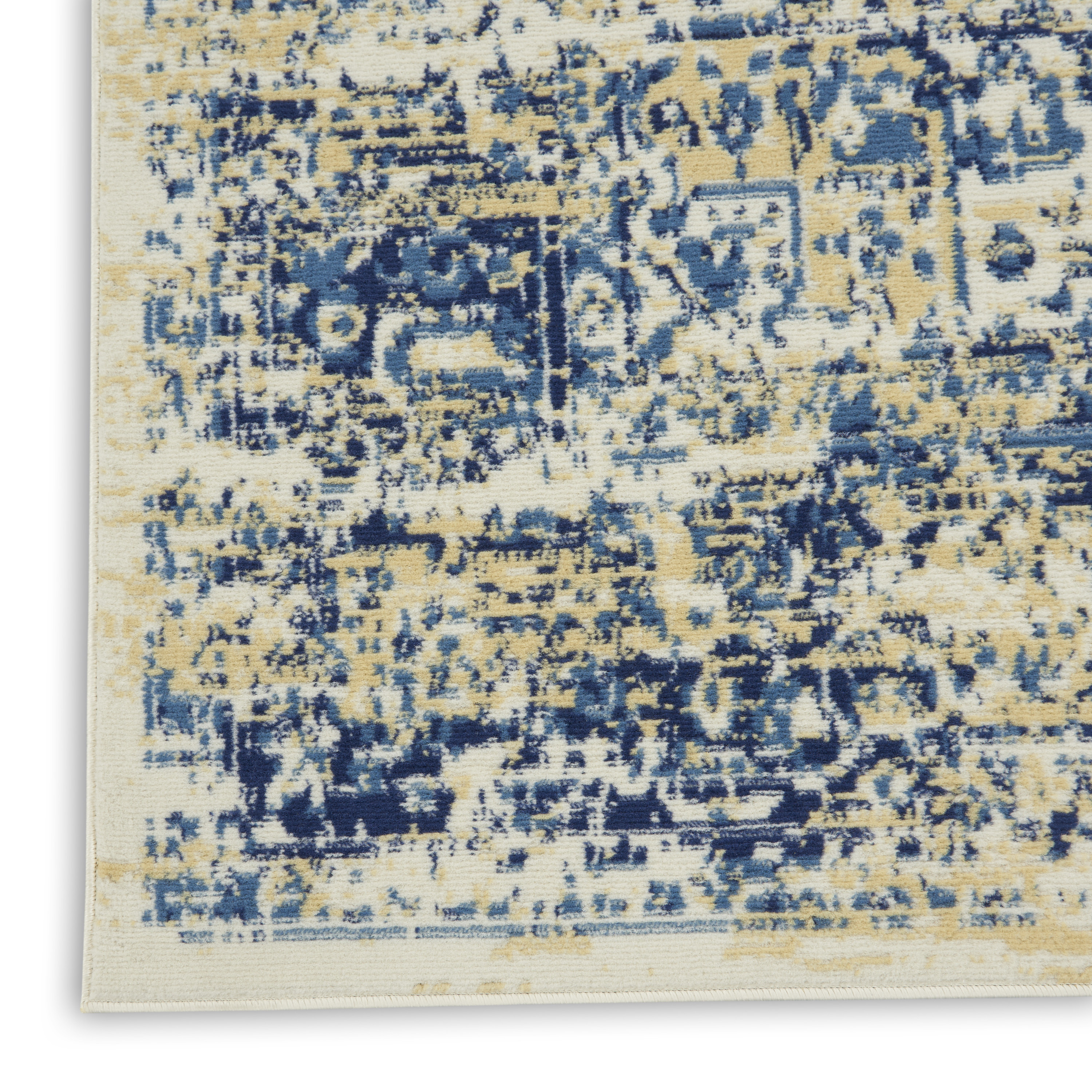 Nourison Grafix 7'10" x 9'10" White Vintage Indoor Rug