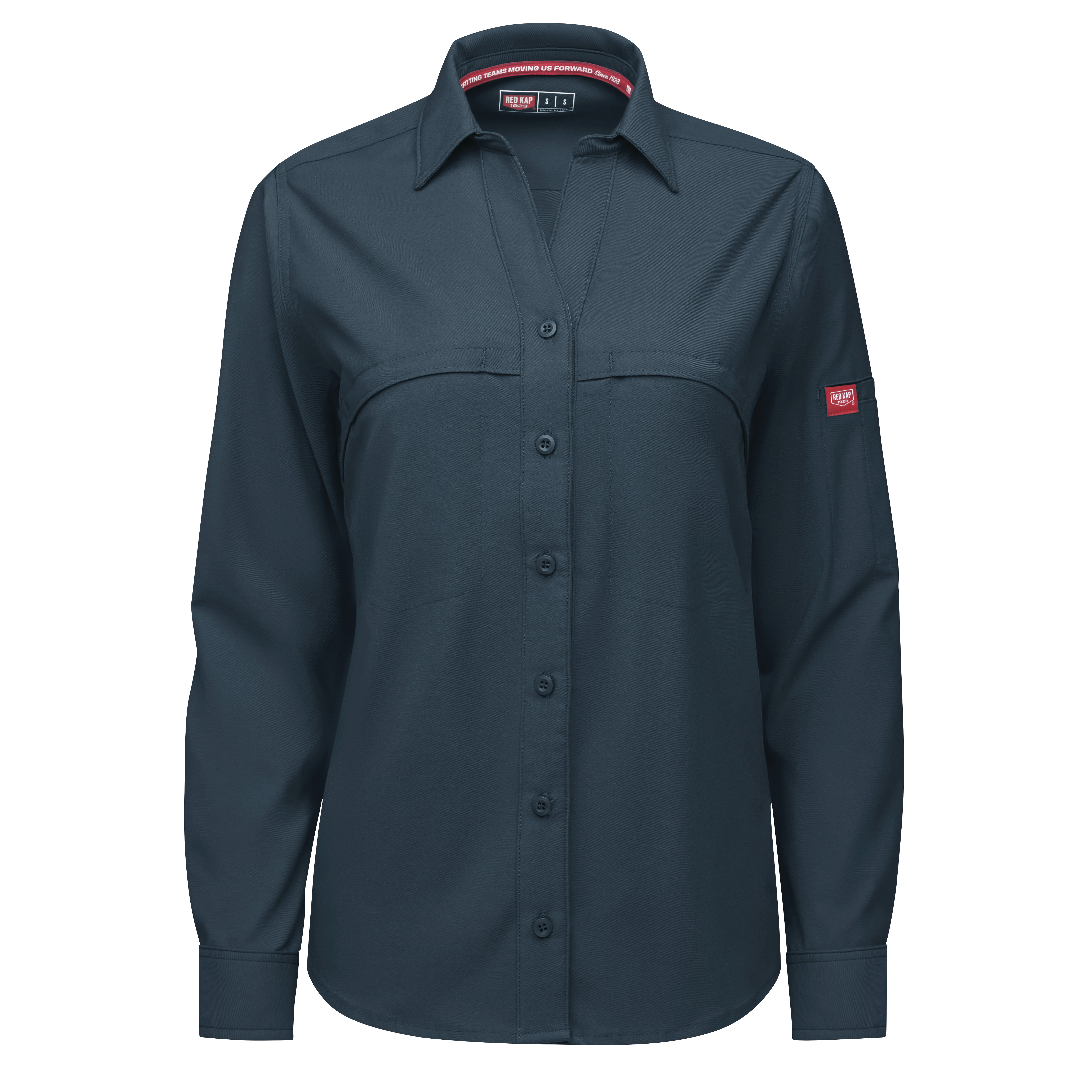 Women‘s Cooling Long Sleeve Work Shirt-Red Kap