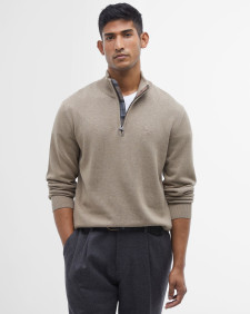 Cotton Half-Zip Jumper 