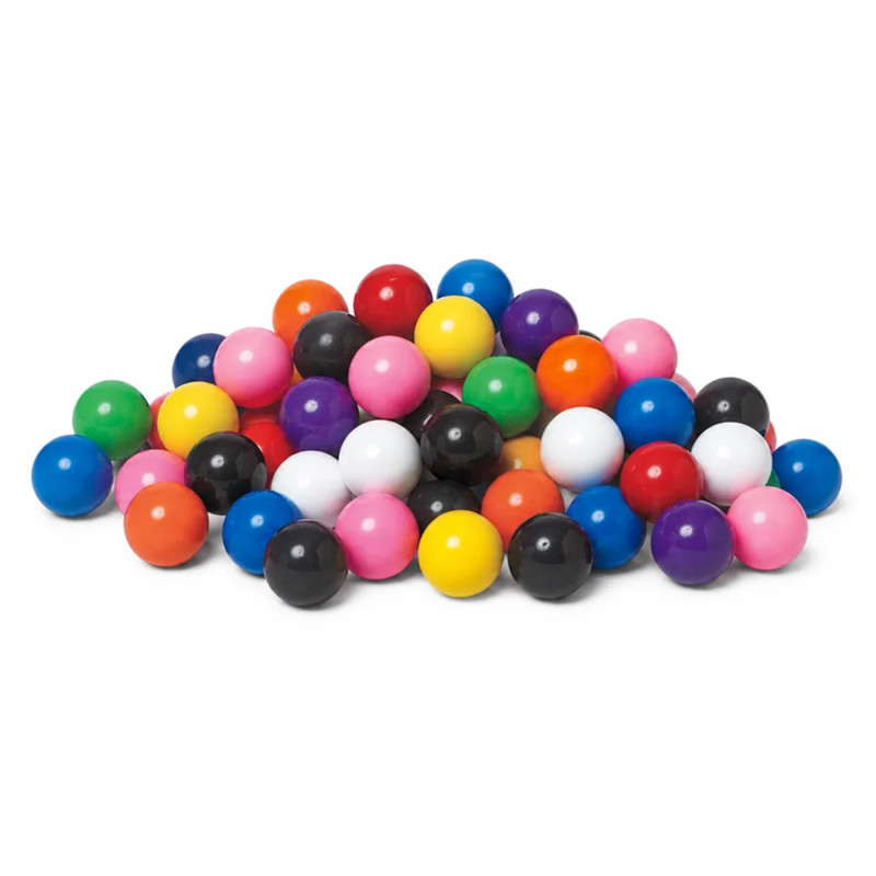Solid-Colored Magnet Marbles, Set of 50