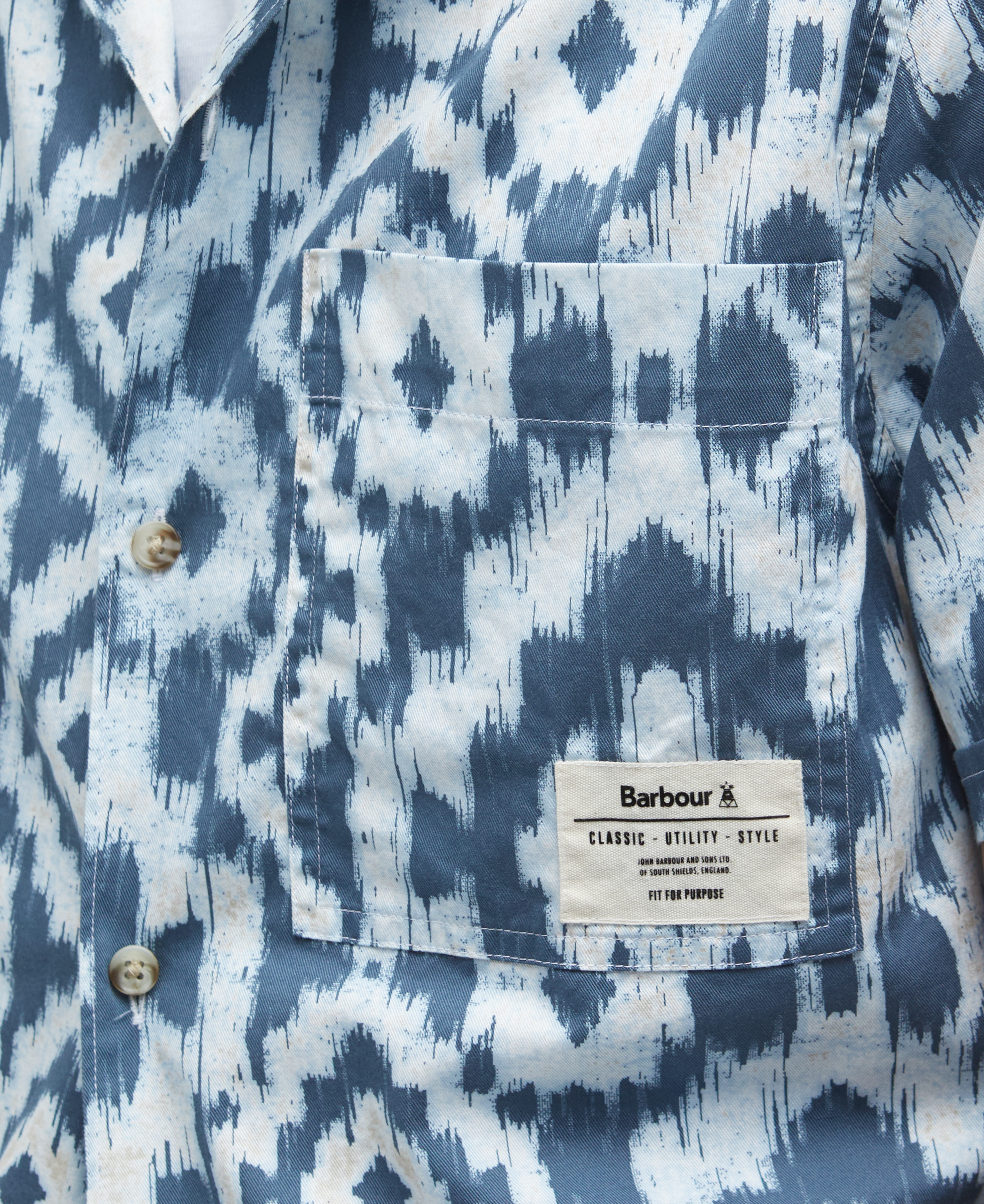 Homelane Printed Short-Sleeved Shirt image number 4
