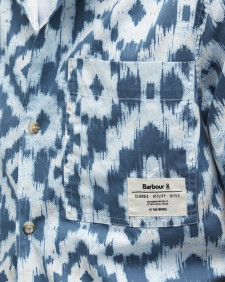 Hemd Homelane Printed Short-Sleeved 